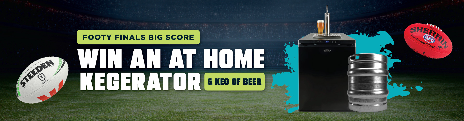 Score Big This Finals Season: Win A Kegerator & Keg of Beer